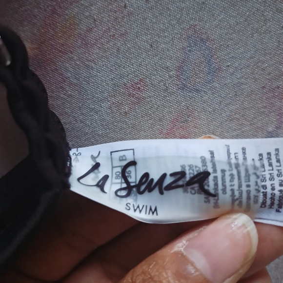 Black LaSenza Swim Top - Picture 2 of 2